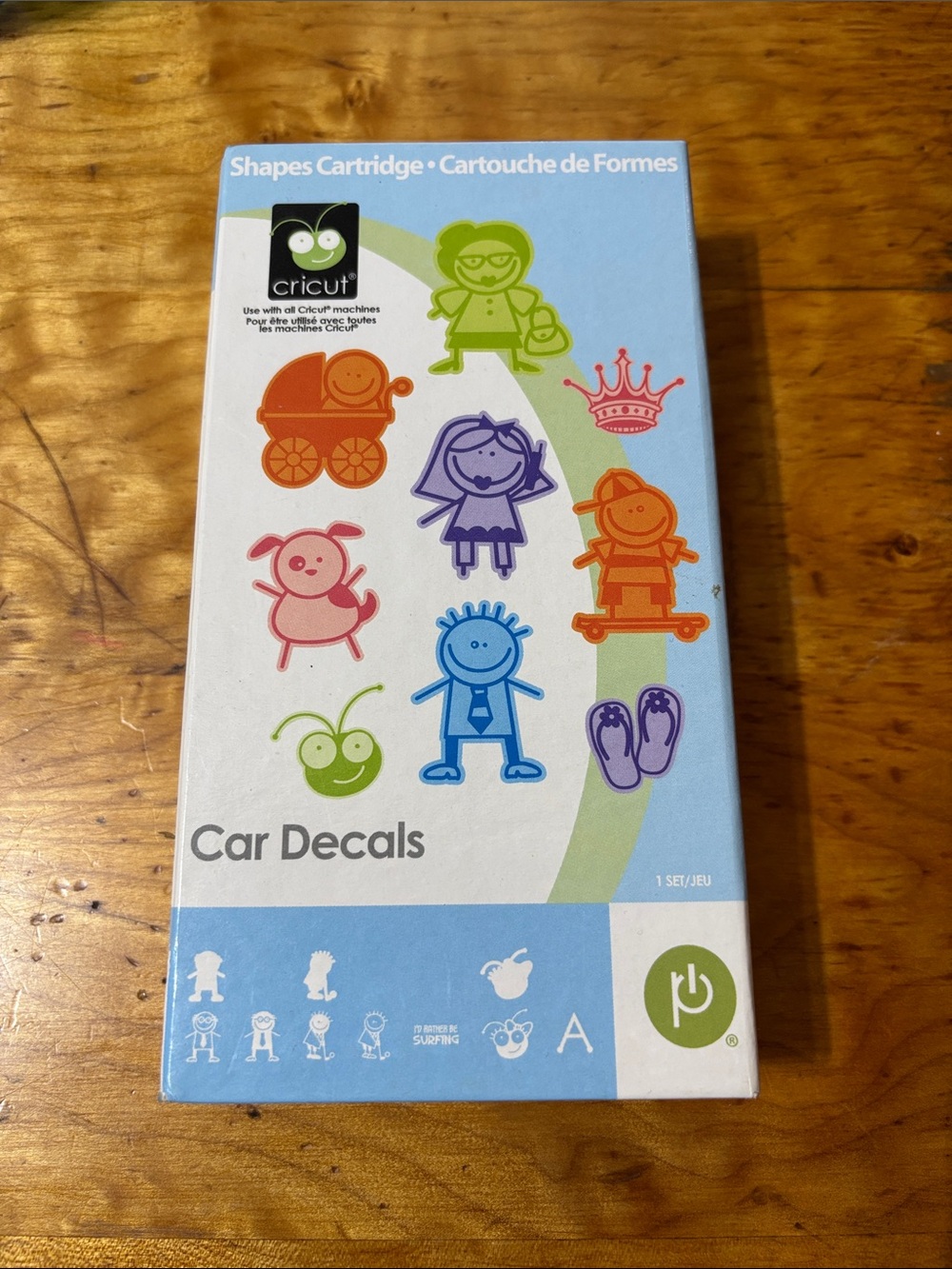 Cricut Car Decals Shapes Cartridge - Used 1 time.  Excellent condition.